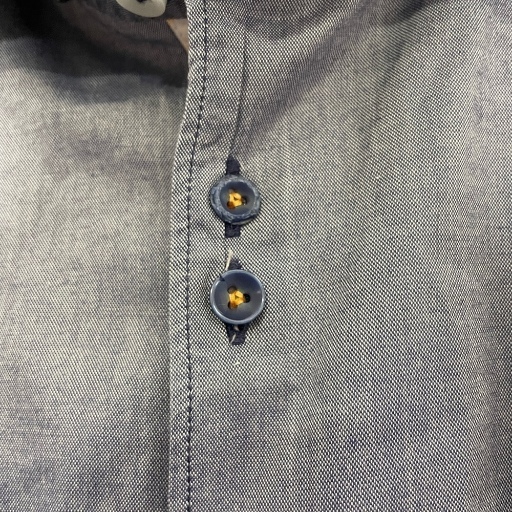 Stone Rose Red Rivet Collection Button Down Shirt 3/M - Picture 6 of 8